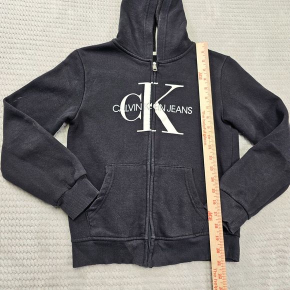Children's Calvin Klein Black Jacket No Size Measures Small - Picture 9 of 14